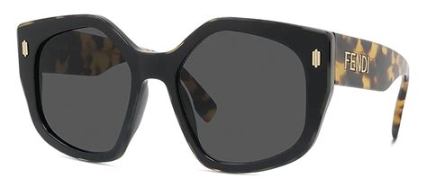 fendi geometric sunglasses